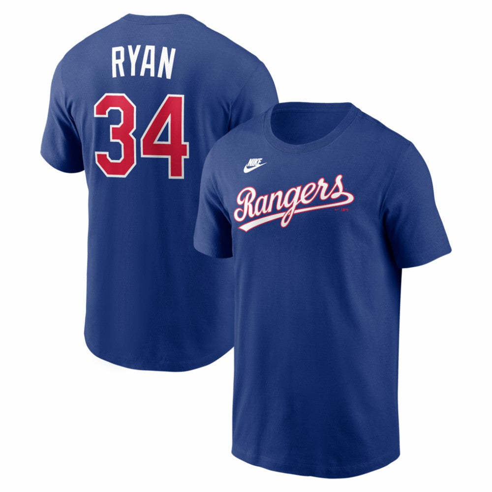 Nolan Ryan Texas Rangers Nike Cooperstown Collection Name & Number T-Shirt - Royal T-shirts