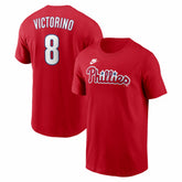 Shane Victorino Philadelphia Phillies Nike Cooperstown Collection Name & Number T-Shirt - Red T-shirts
