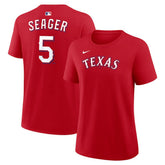 Corey Seager Texas Rangers Nike Women's Name & Number T-Shirt - Red T-shirts