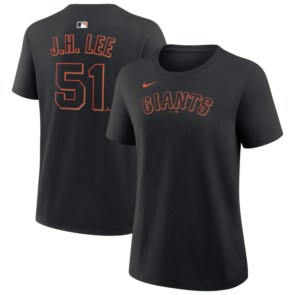 Jung Hoo Lee San Francisco Giants Nike Women's Name & Number T-Shirt - Black T-shirts