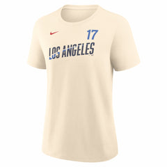 Shohei Ohtani Los Angeles Dodgers Nike Women's City Connect Name & Number T-Shirt - Natural T-shirts