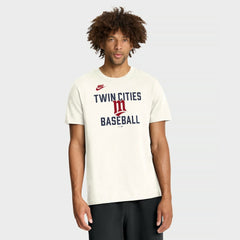 Minnesota Twins Nike Cooperstown Collection ‘70s Inspired T-Shirt - Cream T-shirts