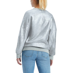 Los Angeles Lakers Tommy Jeans Women's Tracy Pullover Sweatshirt Silver