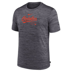 Baltimore Orioles Nike Authentic Collection Velocity Performance Practice T-Shirt - Charcoal T-shirts