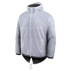 Las Vegas Raiders Type Play Down Full-Zip Jacket White