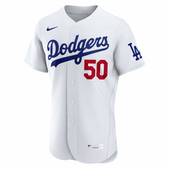 MLB Mookie Betts Los Angeles Dodgers Nike Home Authentic Jersey - White