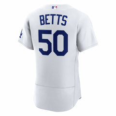 MLB Mookie Betts Los Angeles Dodgers Nike Home Authentic Jersey - White