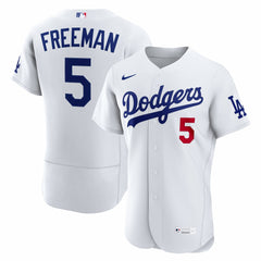 MLB Freddie Freeman Los Angeles Dodgers Nike Home Authentic Jersey - White