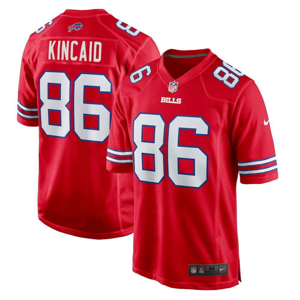 NFL Dalton Kincaid Buffalo Bills Alternate Game Jersey - Red