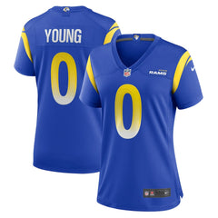 NFL Byron Young Los Angeles Rams Women's Home Game Jersey - Royal