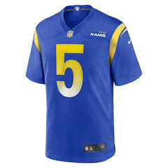 NFL Tutu Atwell Los Angeles Rams Home Game Jersey - Royal