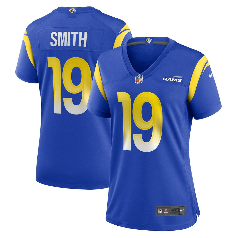 NFL Xavier Smith Los Angeles Rams Women's Home Game Jersey - Royal