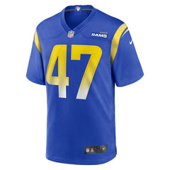 NFL Alex Ward Los Angeles Rams Home Game Jersey - Royal
