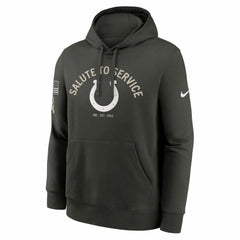 Indianapolis Colts Salute To Service Club Fleece Hoodie Olive