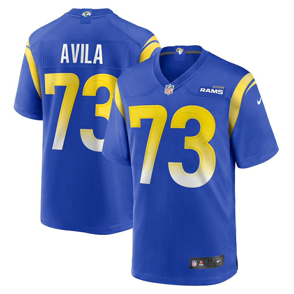 NFL Steve Avila Los Angeles Rams Home Game Jersey - Royal