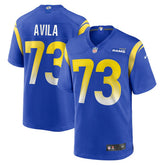 NFL Steve Avila Los Angeles Rams Home Game Jersey - Royal