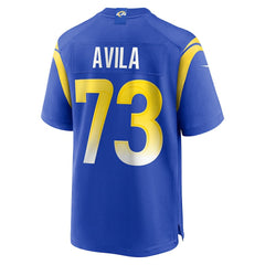 NFL Steve Avila Los Angeles Rams Home Game Jersey - Royal