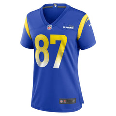 NFL Davis Allen Los Angeles Rams Women's Home Game Jersey - Royal