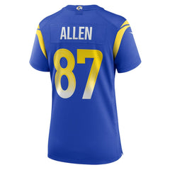 NFL Davis Allen Los Angeles Rams Women's Home Game Jersey - Royal