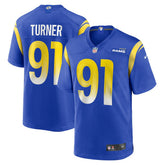 Kobie Turner Los Angeles Rams Home Game Jersey Royal