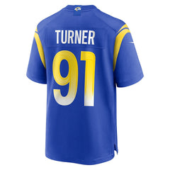 NFL Kobie Turner Los Angeles Rams Home Game Jersey - Royal