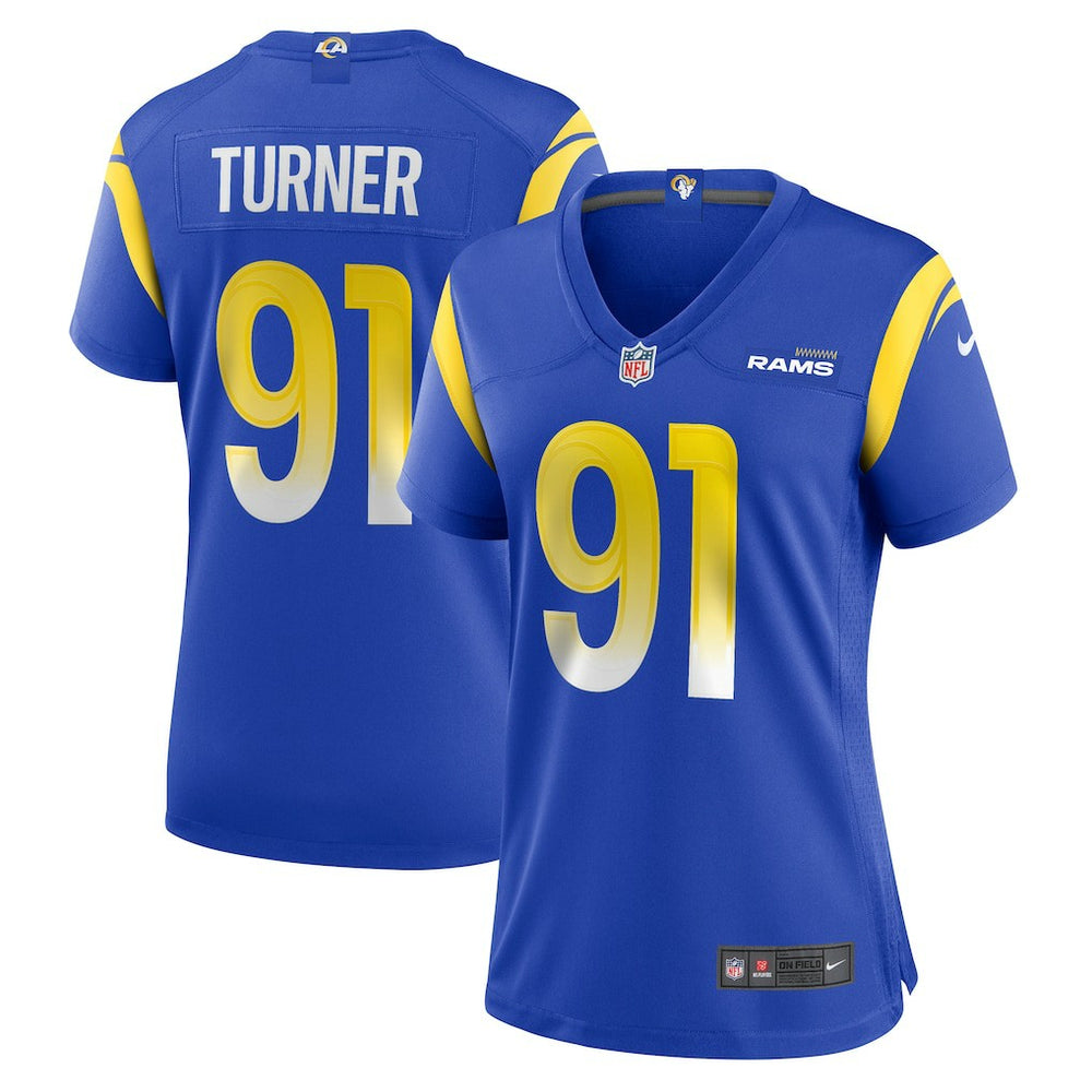 NFL Kobie Turner Los Angeles Rams Women's Home Game Jersey - Royal