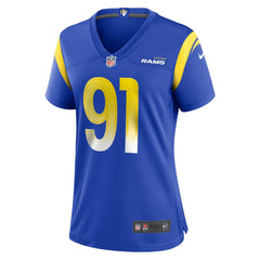 NFL Kobie Turner Los Angeles Rams Women's Home Game Jersey - Royal