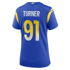 NFL Kobie Turner Los Angeles Rams Women's Home Game Jersey - Royal