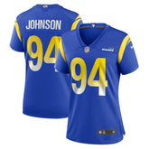 NFL Desjuan Johnson Los Angeles Rams Women's Home Game Jersey - Royal