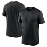 Colorado Rockies Nike Authentic Collection Early Work Tri-Blend Performance T-Shirt - Black T-shirts