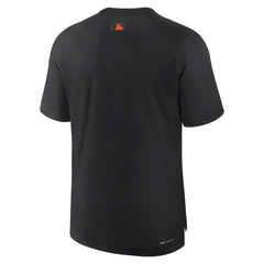 San Francisco Giants Nike Authentic Collection Pregame Raglan Performance T-Shirt - Black T-shirts