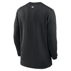 Chicago White Sox Nike Authentic Collection Game Time Performance Quarter-Zip Top - Black Tops