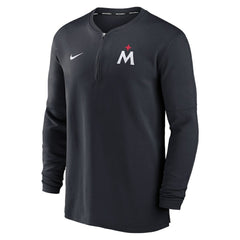 Minnesota Twins Nike Authentic Collection Game Time Performance Quarter-Zip Top - Navy Tops