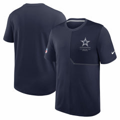 Dallas Cowboys Sideline UV Dri-FIT Coach Shirt Navy