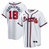 MLB Mike Yastrzemski Atlanta Braves Nike Replica Jersey - White