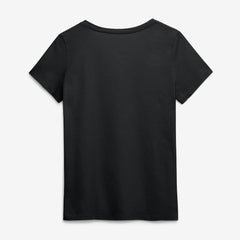 Chicago Bears Logo Athletic Women's Primary Logo V-Neck T-Shirt Black