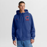 Chicago Cubs Nike Primetime Lockup Full-Zip Hoodie - Royal Hoodies