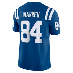NFL Tyler Warren Indianapolis Colts Team Vapor F.U.S.E. Limited Jersey - Royal
