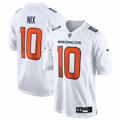 NFL Bo Nix Denver Broncos Tundra Fashion Game Jersey - White