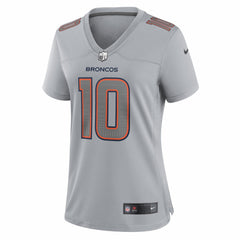 NFL Bo Nix Denver Broncos Women's Fashion Atmosphere Fashion Game Jersey - Gray