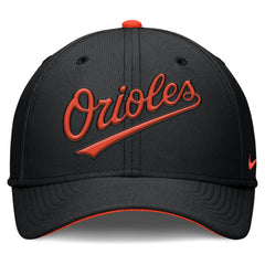 Baltimore Orioles Nike Primetime Rise Dri-FIT Flex Hat - Black Hats