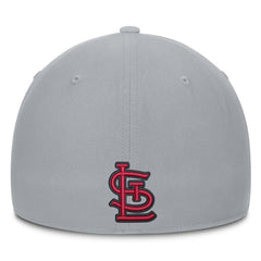 St. Louis Cardinals Nike Primetime Rise Dri-FIT Flex Hat - Gray Hats