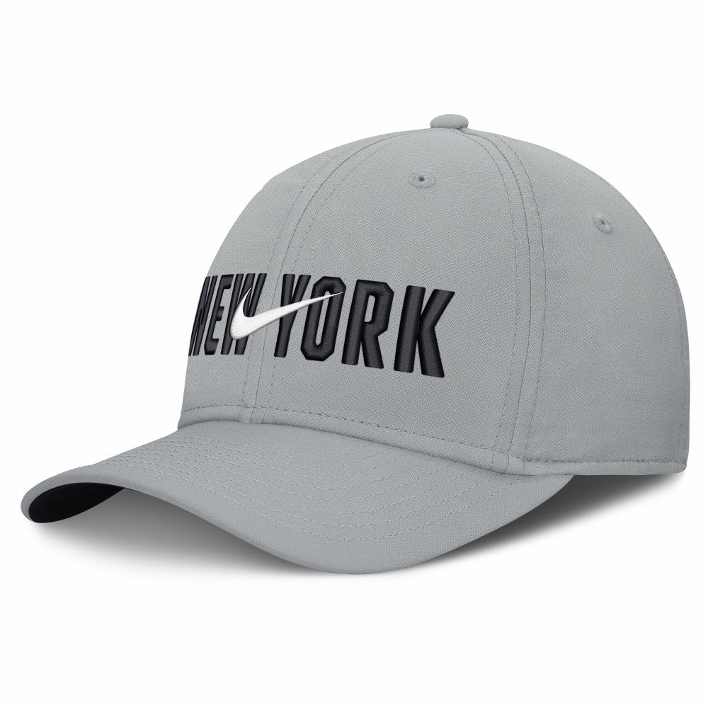 New York Yankees Nike Primetime Rise Dri-FIT Flex Hat - Gray Hats