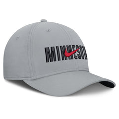 Minnesota Twins Nike Primetime Rise Dri-FIT Flex Hat - Gray Hats