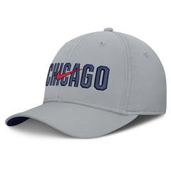 Chicago Cubs Nike Primetime Rise Dri-FIT Flex Hat - Gray Hats