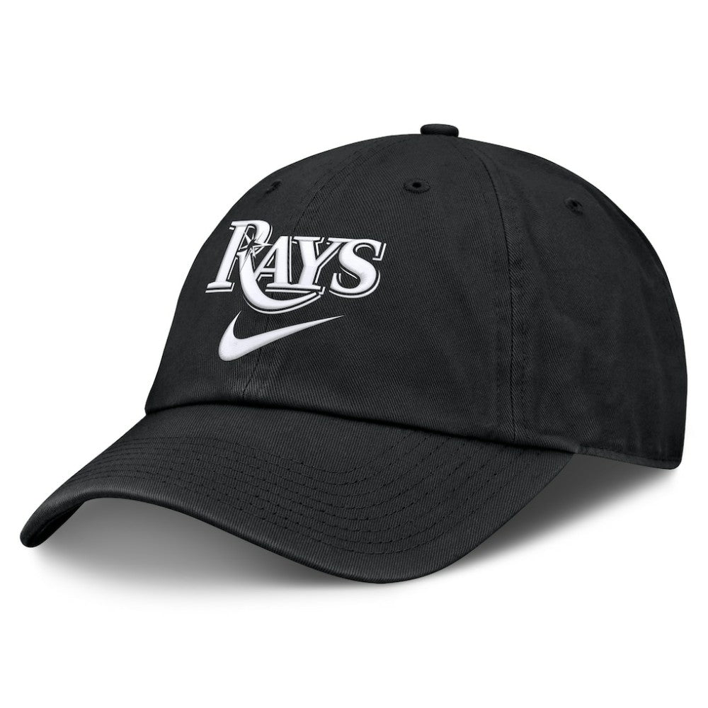 Tampa Bay Rays Nike Primetime Club Adjustable Hat - Black Hats