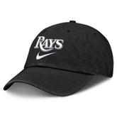Tampa Bay Rays Nike Primetime Club Adjustable Hat - Black Hats
