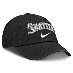 Seattle Mariners Nike Primetime Club Adjustable Hat - Black Hats