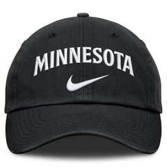 Minnesota Twins Nike Primetime Club Adjustable Hat - Black Hats