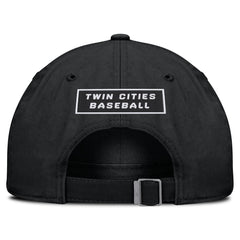Minnesota Twins Nike Primetime Club Adjustable Hat - Black Hats
